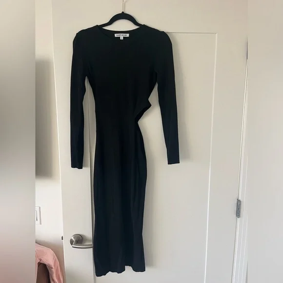 Elizabeth and James | Dresses | Elizabeth And James Cut Out Long Sleeve Midi  Dress | Poshmark
